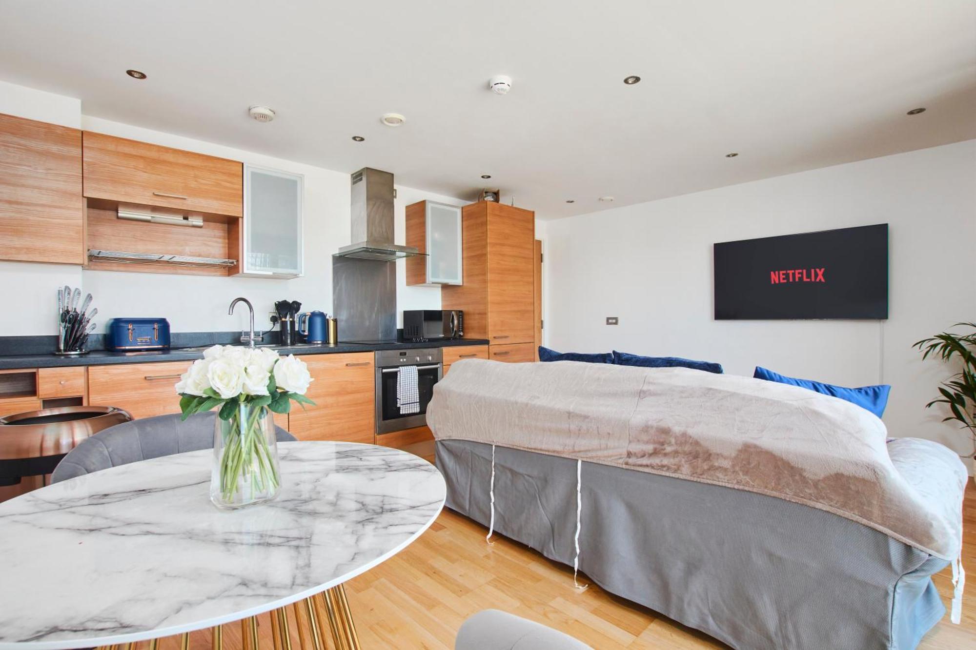 King Deluxe City Apt Large Balcony& Free Parking! Leeds  Kamer foto