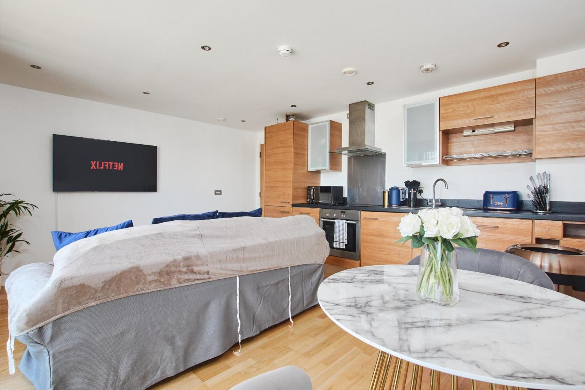 King Deluxe City Apt Large Balcony& Free Parking! Leeds  Buitenkant foto