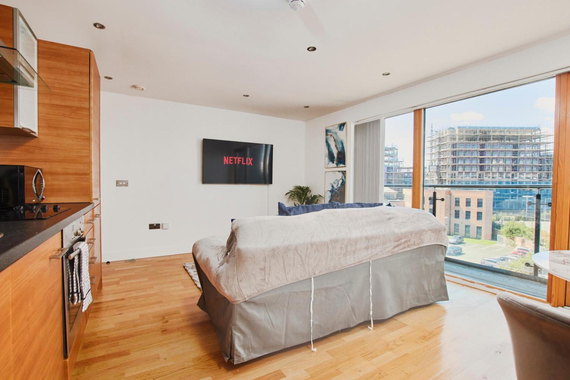King Deluxe City Apt Large Balcony& Free Parking! Leeds  Kamer foto